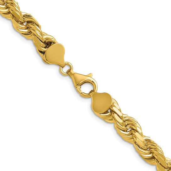 Diamond-Cut Rope Chain Necklaces