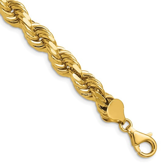 Diamond-Cut Rope Chain Necklaces