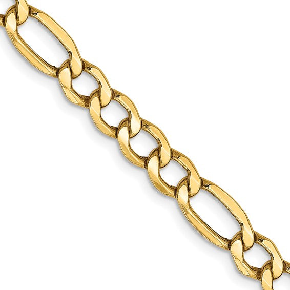 Semi-Solid Figaro Chain