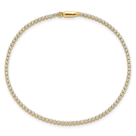 Tennis bracelet with diamonds