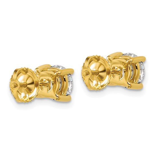 Earrings with diamonds