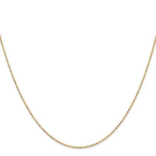 Diamond-Cut Beaded Chain