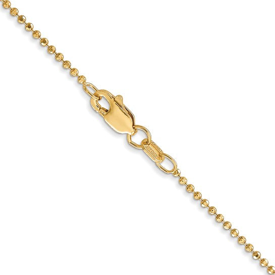 Diamond-Cut Beaded Chain