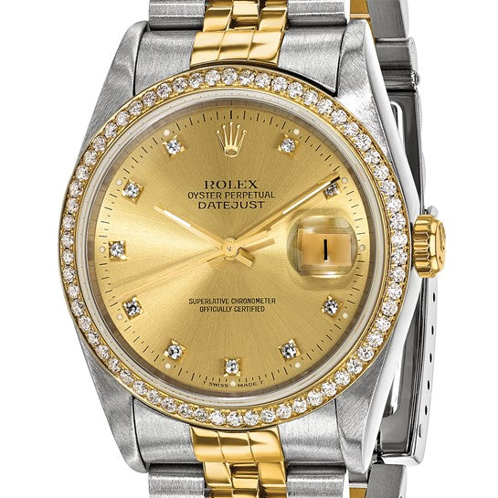 Relojes enchapados en oro con incrustaciones