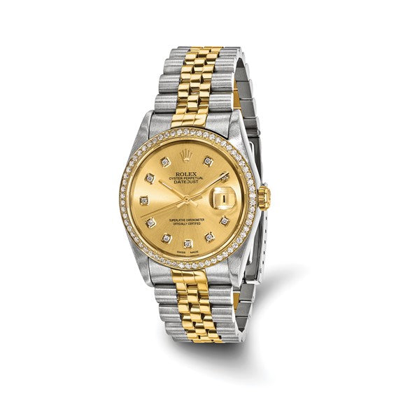 Relojes enchapados en oro con incrustaciones