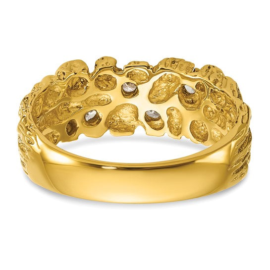 Anillos con piedras preciosas incrustadas 14k