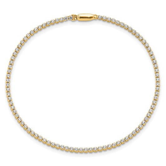 Tennis bracelet with diamonds